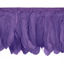 Goose Pallets Parried Fringe With Bias 6 inch   1yd Bolt --Lavender