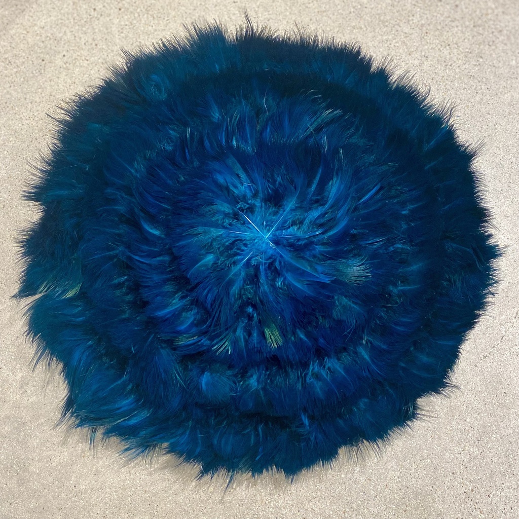 PHST FLUFF JUJU FLAT INSP 11_5"BASE PEACOCK BLUE