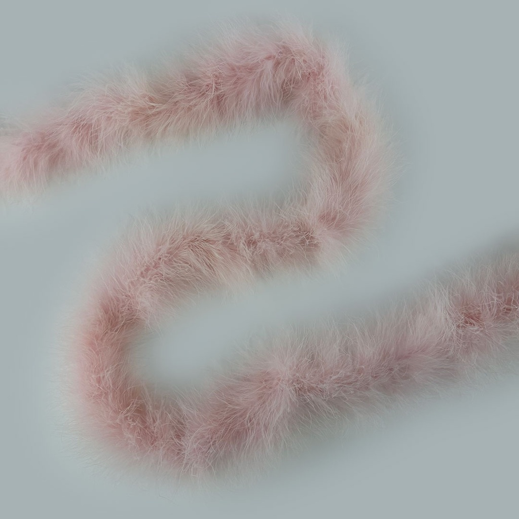 Marabou Feather Boa Heavy Weight 2yd --Champagne
