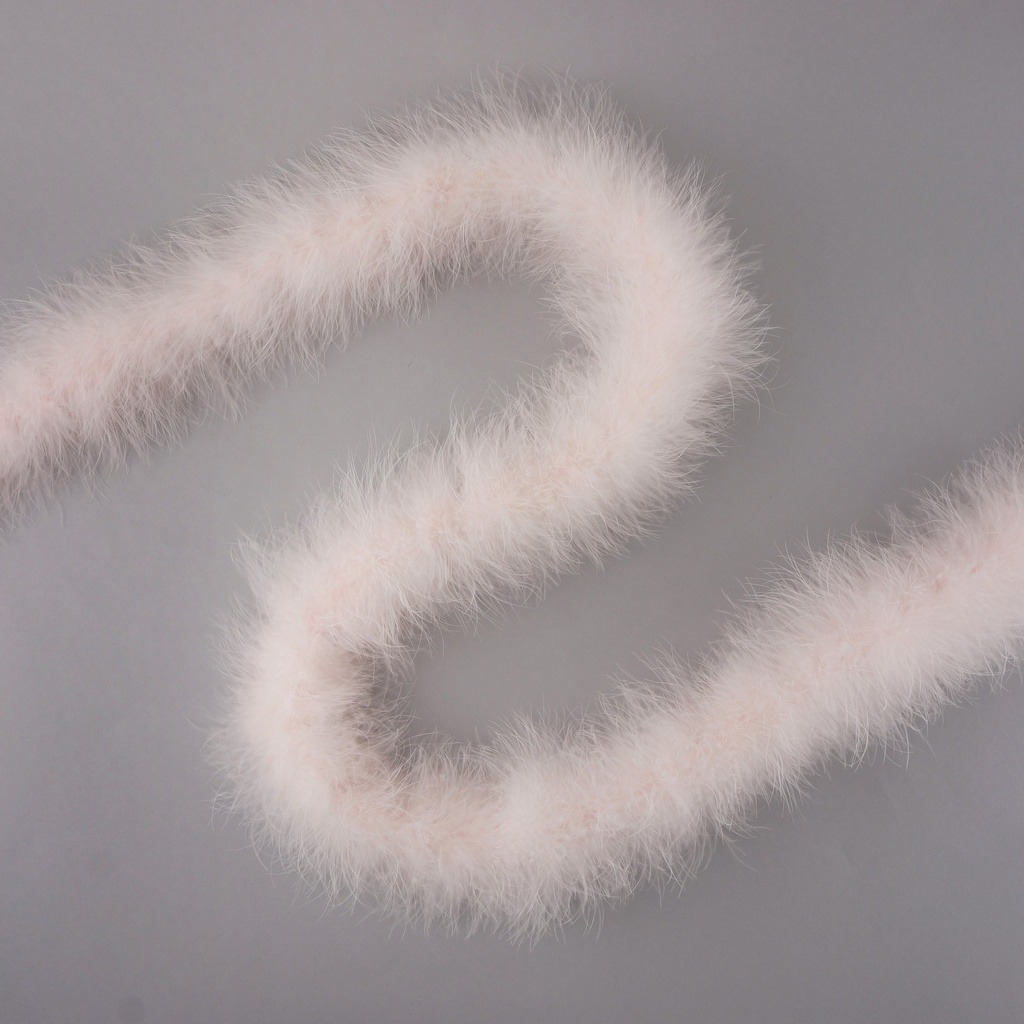 Marabou Feather Boa Heavy Weight 2yd --Light Pink