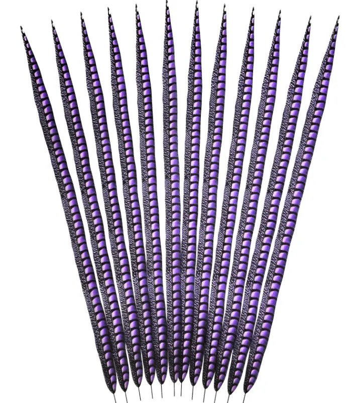 Faux Lady Amherst Tails 39 inch 1PC  --Lavender