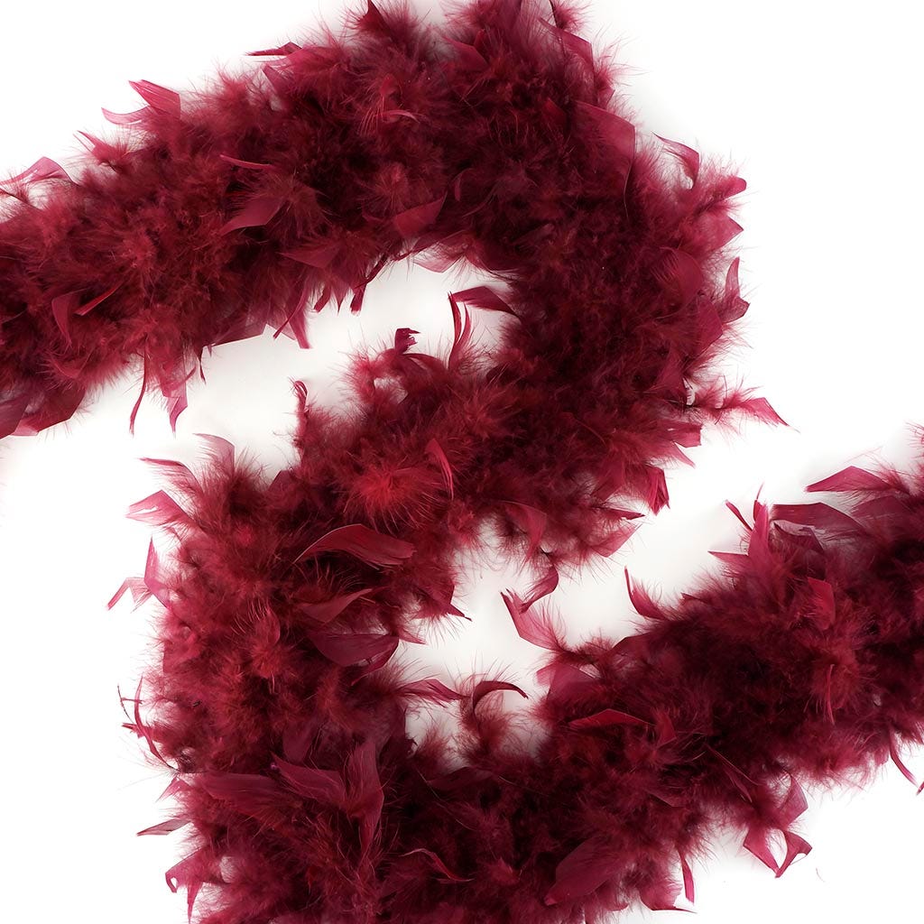 Chandelle Boa Light Weight 2yd --Burgundy