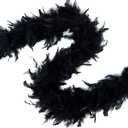 Chandelle Boa Medium Weight 2yd --Black