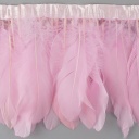 Goose Pallets Parried Fringe With Bias 6 inch   1yd Bolt --Candy Pink