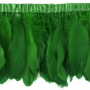 Goose Pallets Parried Fringe With Bias 6 inch   1yd Bolt --Kelly