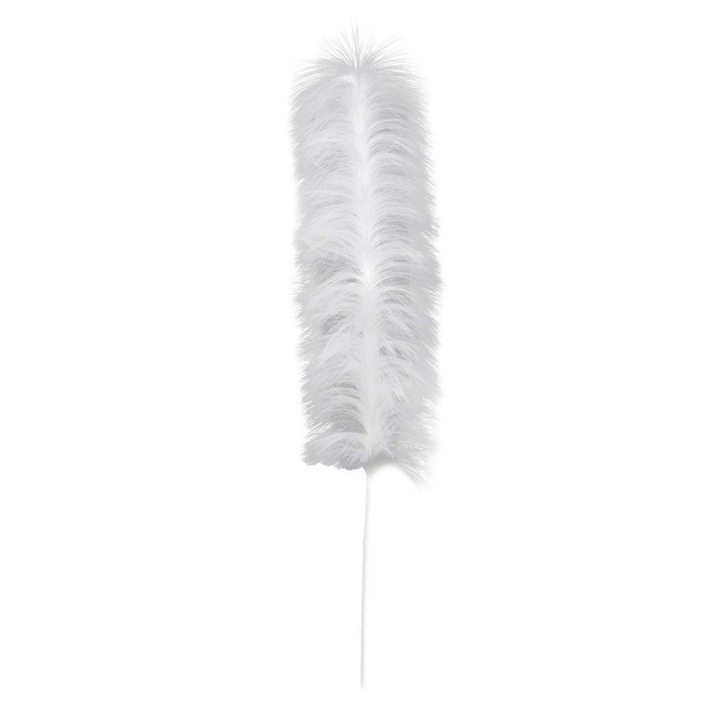 Faux Ostrich Stem 40-42 inch --White