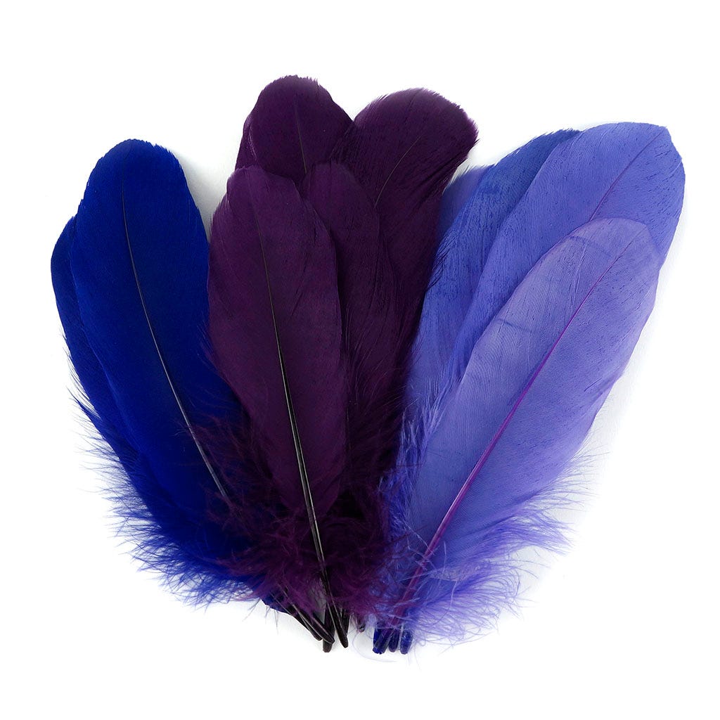 Goose Pallet 6-8 inch   12PC PKG --Lavender/Purple/Regal