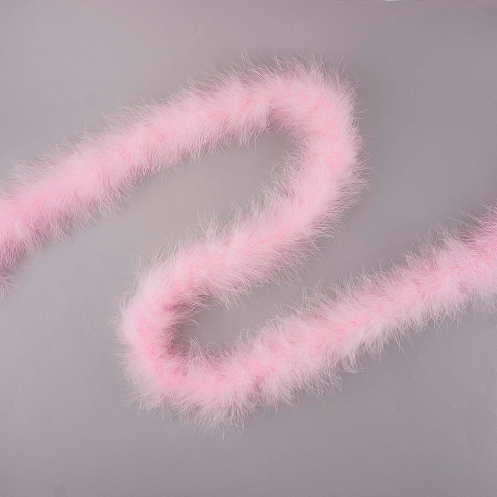 Marabou Boa Medium Weight   2yd --Candy Pink