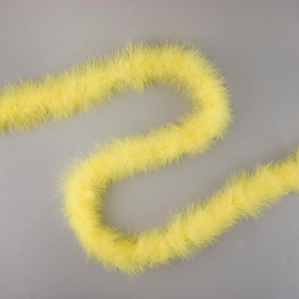 Marabou Boa Medium Weight   2yd --Fluorescent Yellow