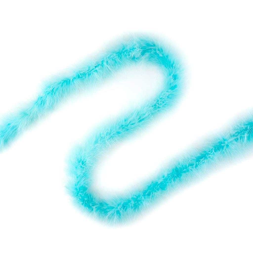 Marabou Boa Medium Weight   2yd --Light Turquoise