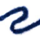 Marabou Boa Medium Weight   2yd --Navy