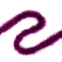 Marabou Boa Medium Weight   2yd --Purple