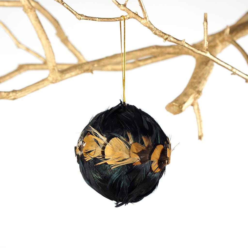 Lady Amherst Pheasant Ornament 3 inch --Natural