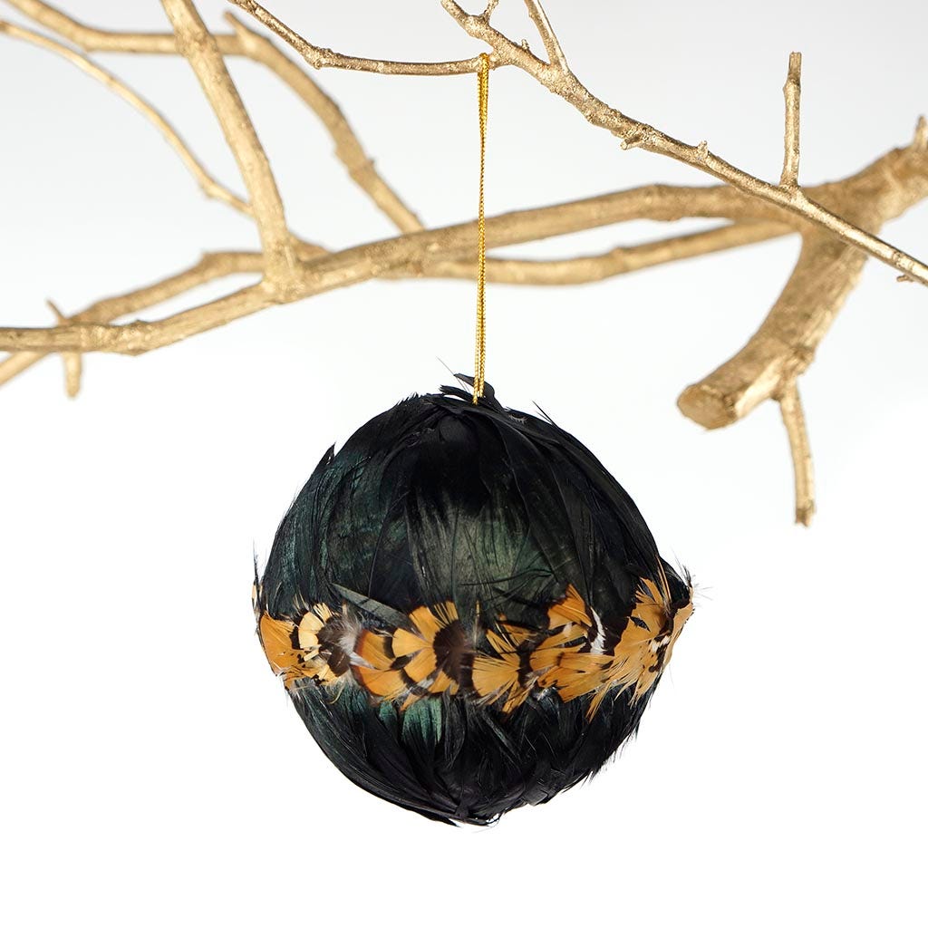 Lady Amherst Pheasant Ornament 4 inch --Natural