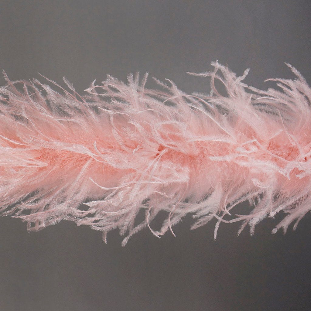Ostrich Boa Two Ply 2yd --Champagne