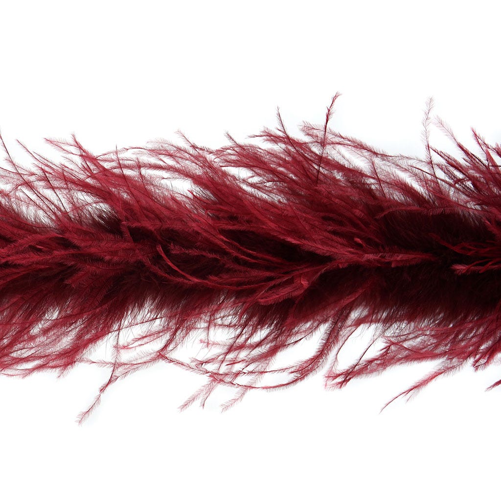 Ostrich Boa Two Ply 2yd --Fig