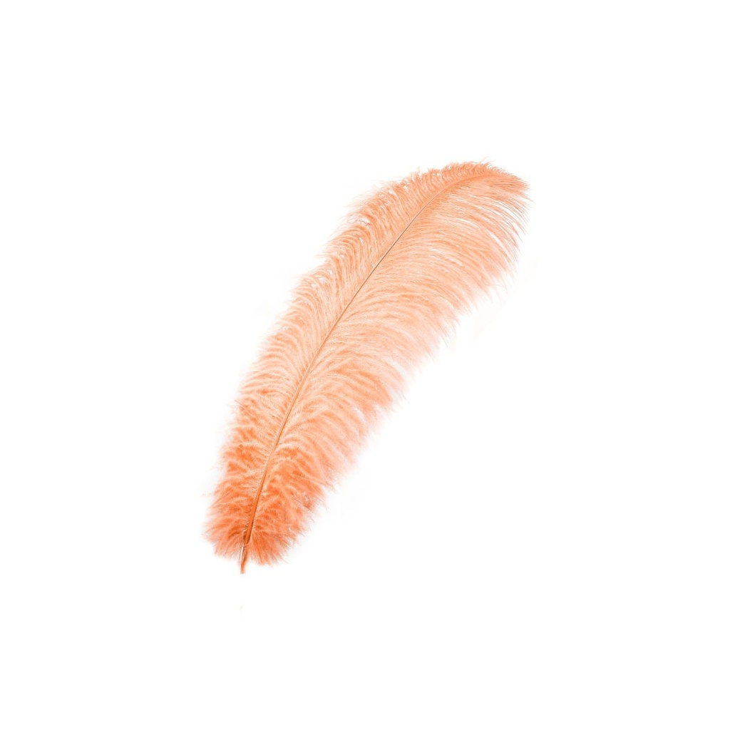 Ostrich Plumes Selected 17 inch & UP   1PC PKG --Cinnamon
