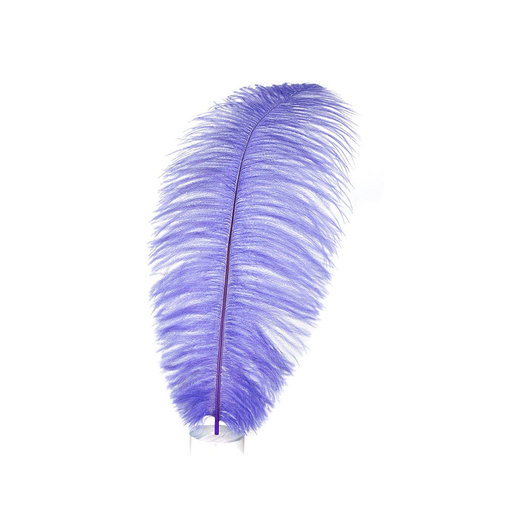 Ostrich Plumes Selected 17 inch & UP   1PC PKG --Lavender