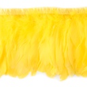 Goose Pallets Parried Fringe With Bias 6 inch   1yd Bolt --Lemon Yellow