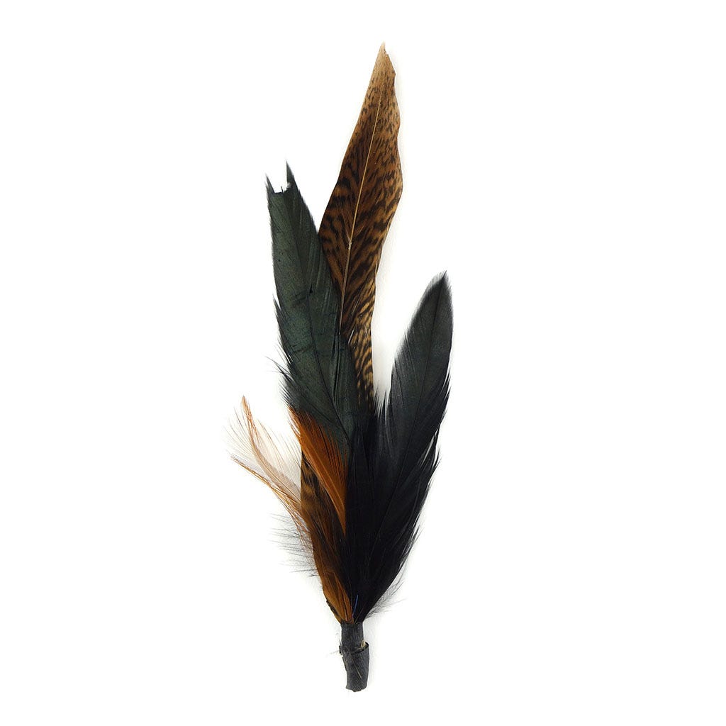 Hat Trim 7-8 inch   1PC PKG --Black/Natural