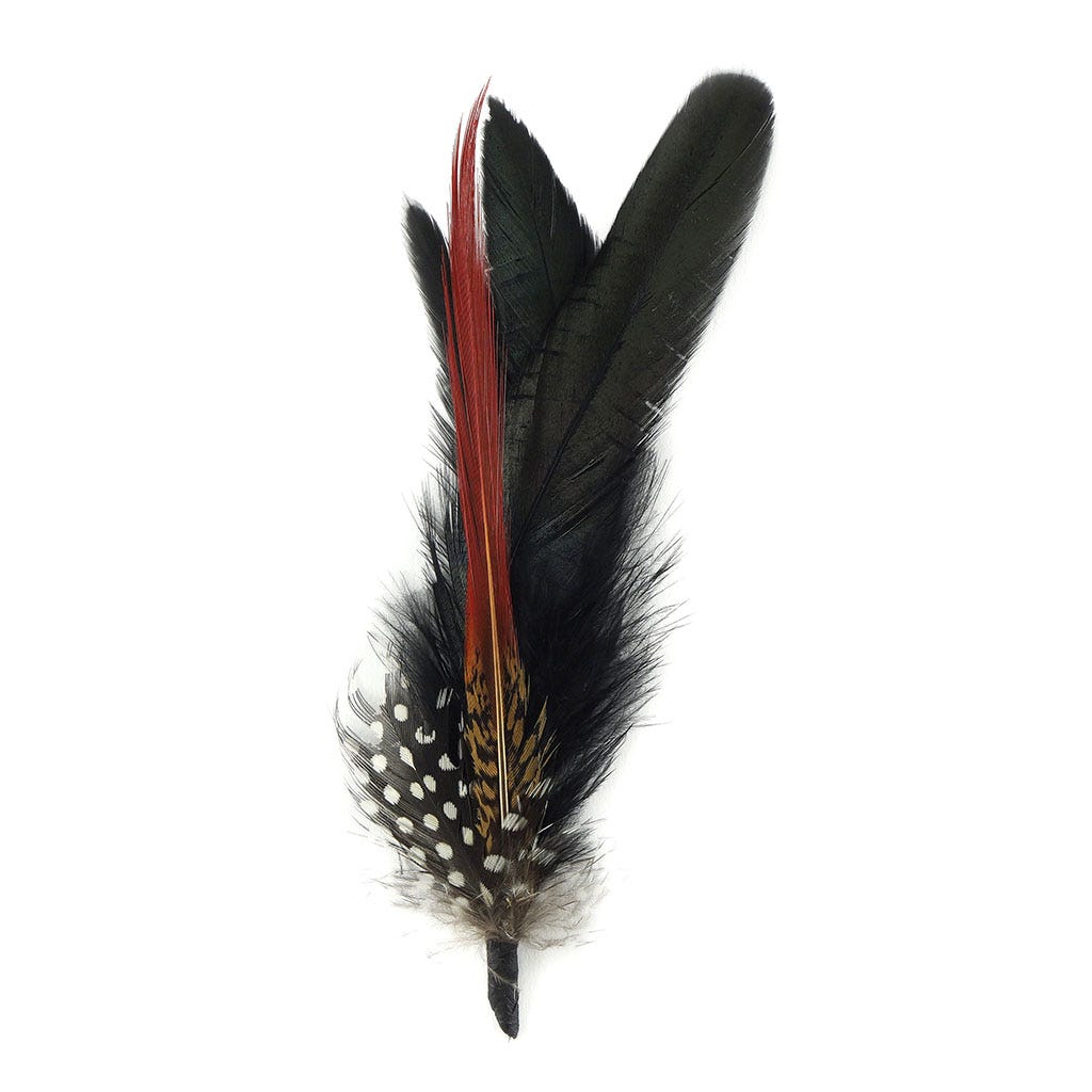 Hat Trim 8-9 inch   1PC PKG --Black/Natural