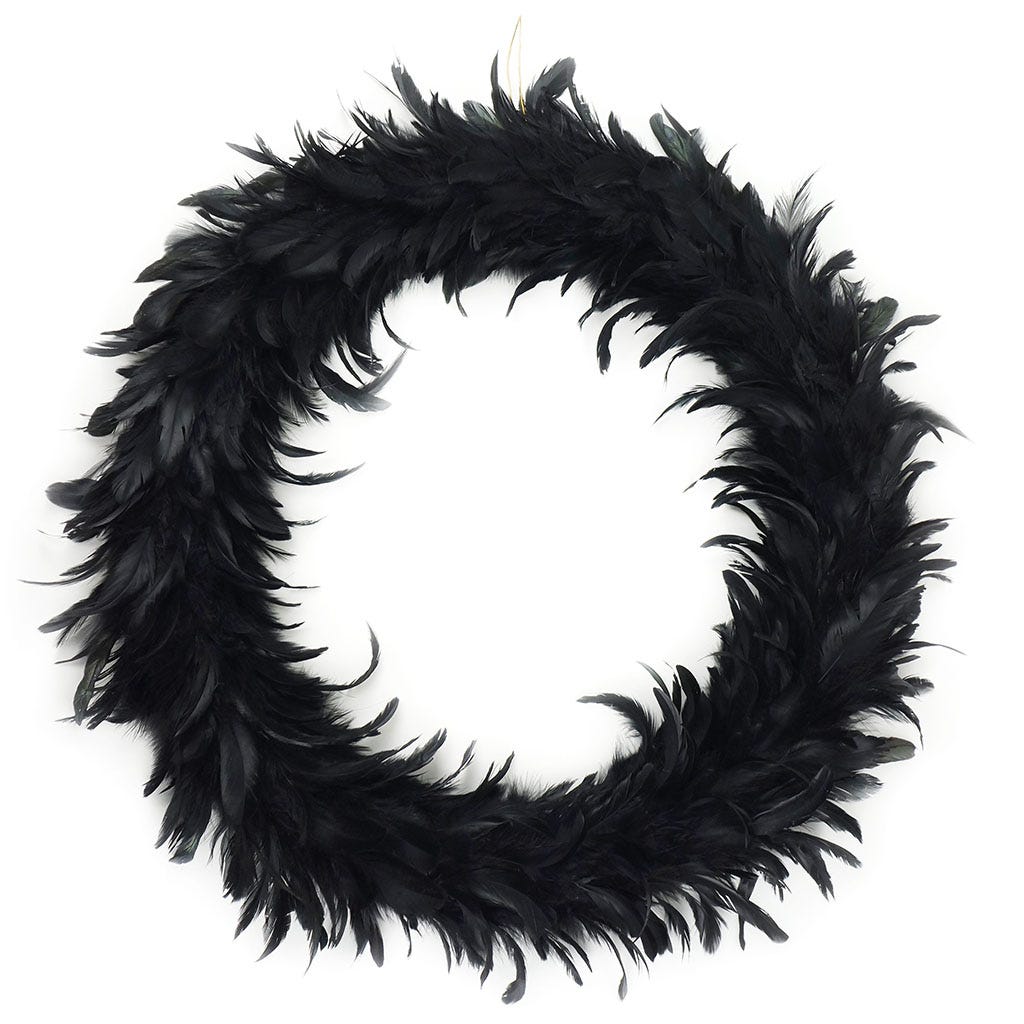 Schlappens Wreath 20 inch Base   22-23 inch DIA --Black