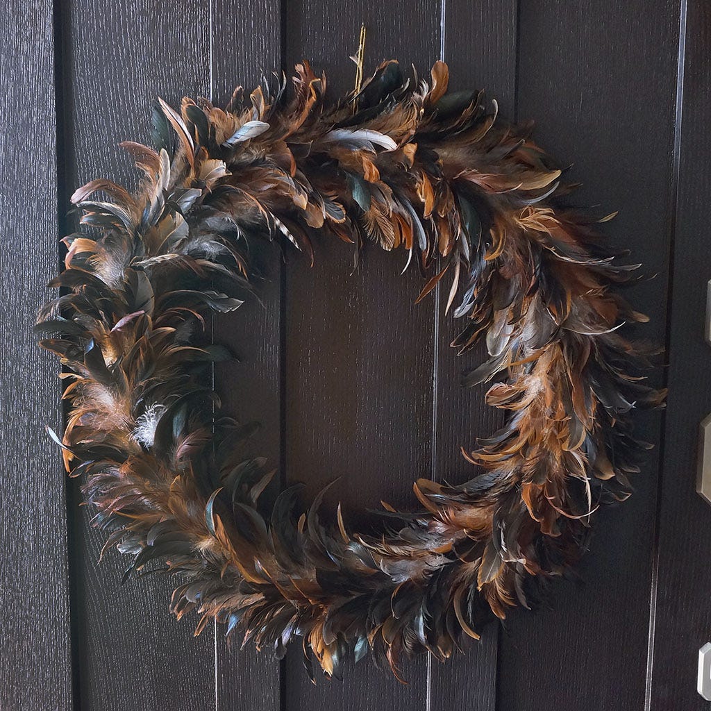 Schlappens Wreath 20 inch Base   22-23 inch DIA --Natural