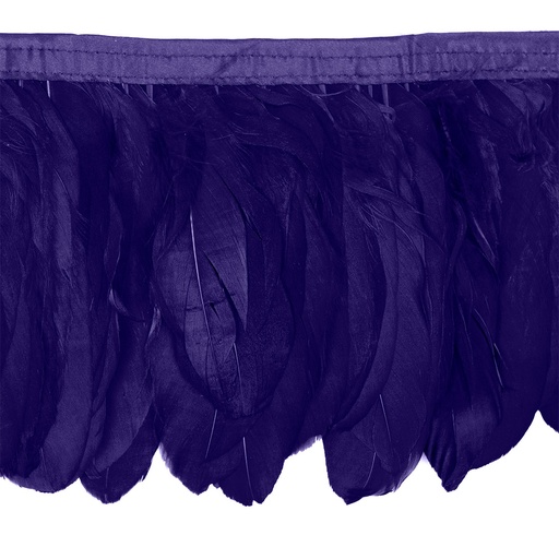 [FPP6--RE] Goose Pallets Parried Fringe With Bias 6 inch   1yd Bolt --Regal