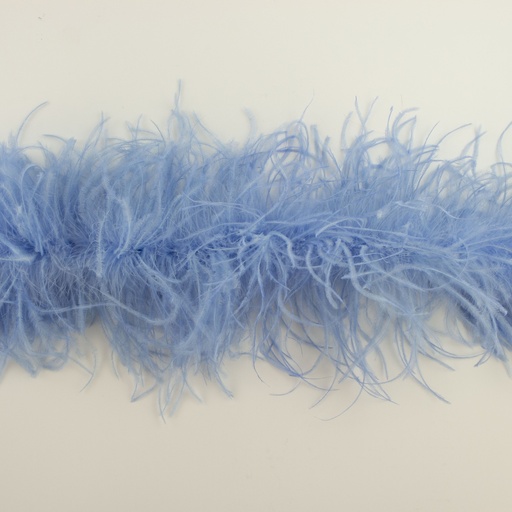 [5-TWOPLY--FRB] Ostrich Boa Two Ply 2yd --French Blue