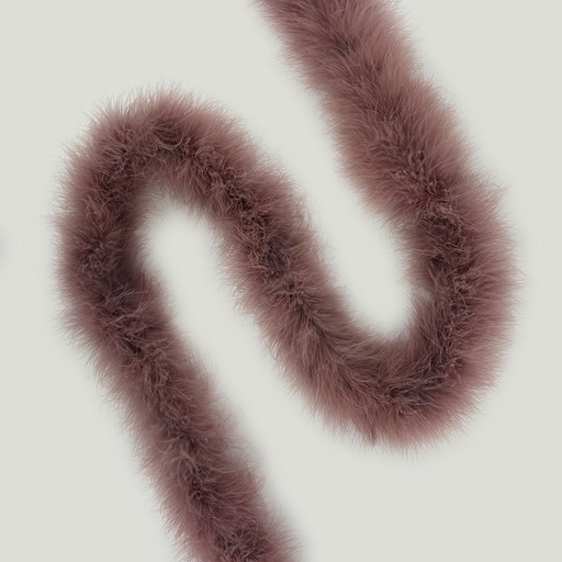 [5-5058--AMT] Marabou Feather Boa Heavy Weight 2yd --Amethyst