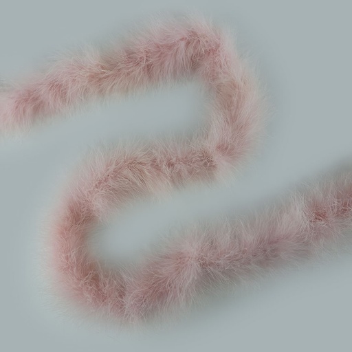[5-5058--CHP] Marabou Feather Boa Heavy Weight 2yd --Champagne