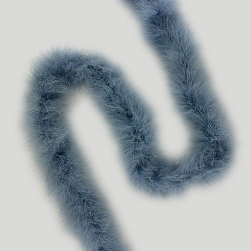[5-5058--DBL] Marabou Feather Boa Heavy Weight 2yd --Dusty Blue