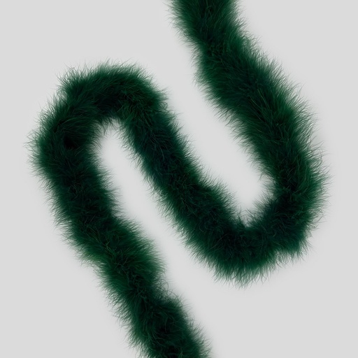 [5-5058--FGN] Marabou Feather Boa Heavy Weight 2yd --Forest Green