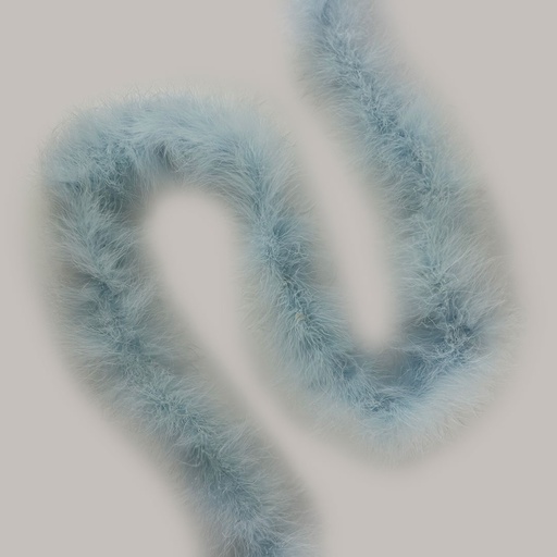 [5-5058--LB] Marabou Feather Boa Heavy Weight 2yd --Light Blue