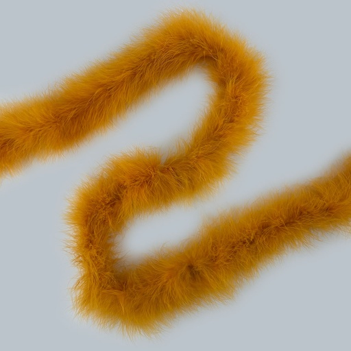 [5-5058--MGD] Marabou Feather Boa Heavy Weight 2yd --Marigold