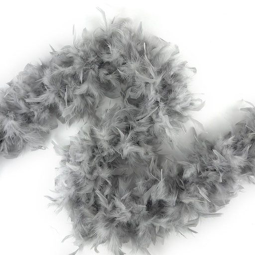 [5-SF60--SLV] Chandelle Boa Medium Weight 2yd --Silver