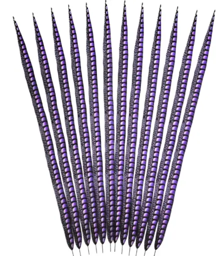 [LP39ART--LV] Faux Lady Amherst Tails 39 inch 1PC  --Lavender