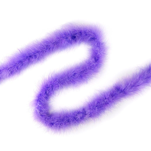 [5-H18--LV] Marabou Boa Medium Weight   2yd --Lavender
