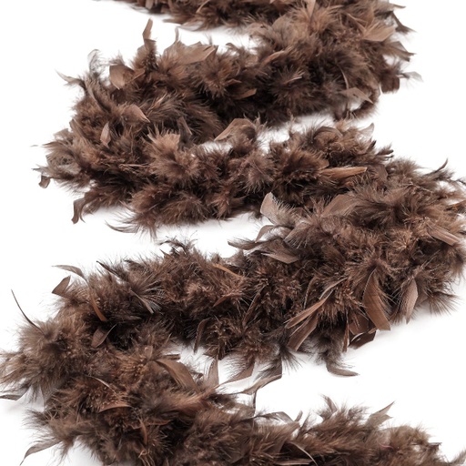 [5-SF60--BN] Chandelle Boa Medium Weight 2yd --Brown