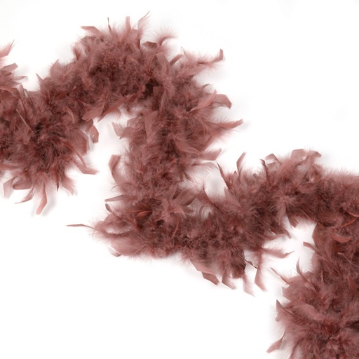 [5-SF40--DRE] Chandelle Boa Light Weight 2yd --Dusty Rose