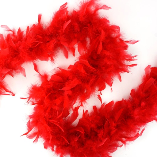 [5-SF40--R] Chandelle Boa Light Weight 2yd --Red