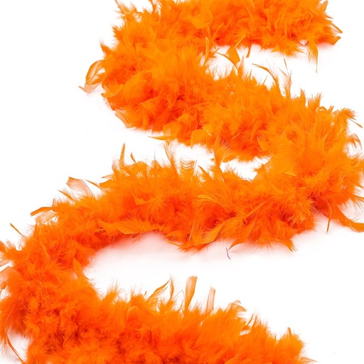 [5-SF60--O] Chandelle Boa Medium Weight 2yd --Orange