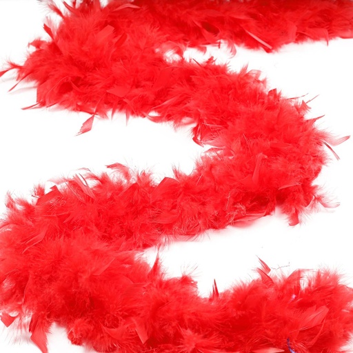 [5-SF60--R] Chandelle Boa Medium Weight 2yd --Red
