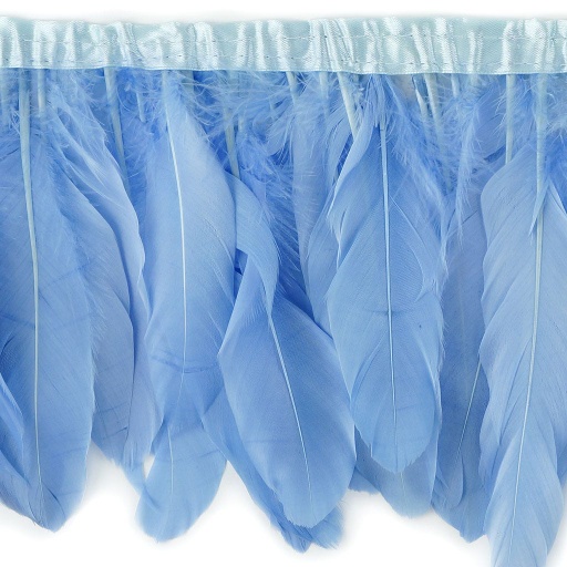 [FPP6--SKY] Goose Pallets Parried Fringe With Bias 6 inch   1yd Bolt --Sky