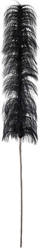 [FS-OPA42--BL] Faux Ostrich Stem 40-42 inch --Black