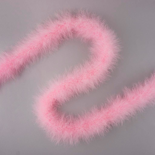 [5-5058--CP] Marabou Feather Boa Heavy Weight 2yd --Candy Pink
