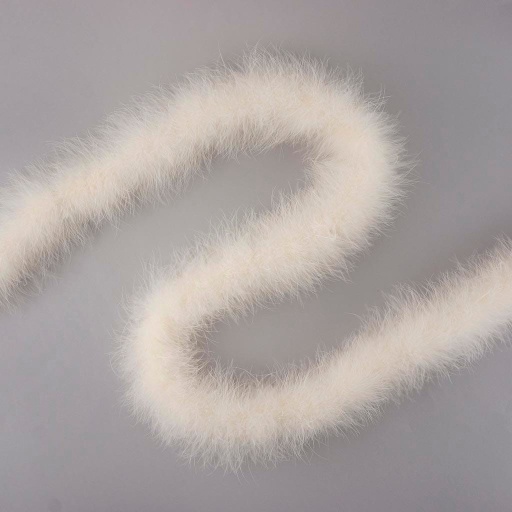 [5-5058--IV] Marabou Feather Boa Heavy Weight 2yd --Ivory