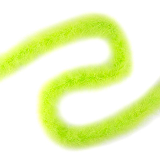 [5-5058--LM] Marabou Feather Boa Heavy Weight 2yd --Lime