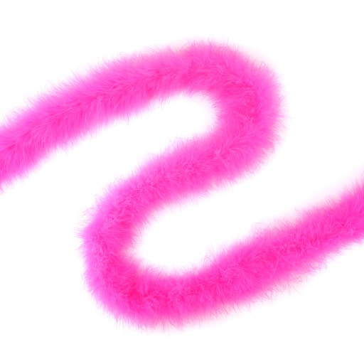 [5-5058--PO] Marabou Feather Boa Heavy Weight 2yd --Pink Orient
