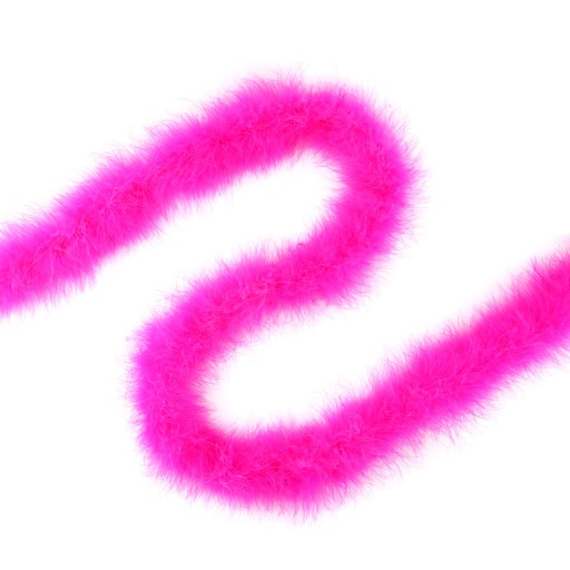 [5-5058--SP] Marabou Feather Boa Heavy Weight 2yd --Shocking Pink